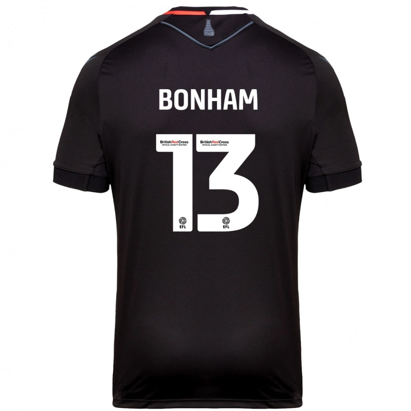 Danxen Herren Jack Bonham #13 Schwarz Auswärtstrikot Trikot 2024/25 T-Shirt