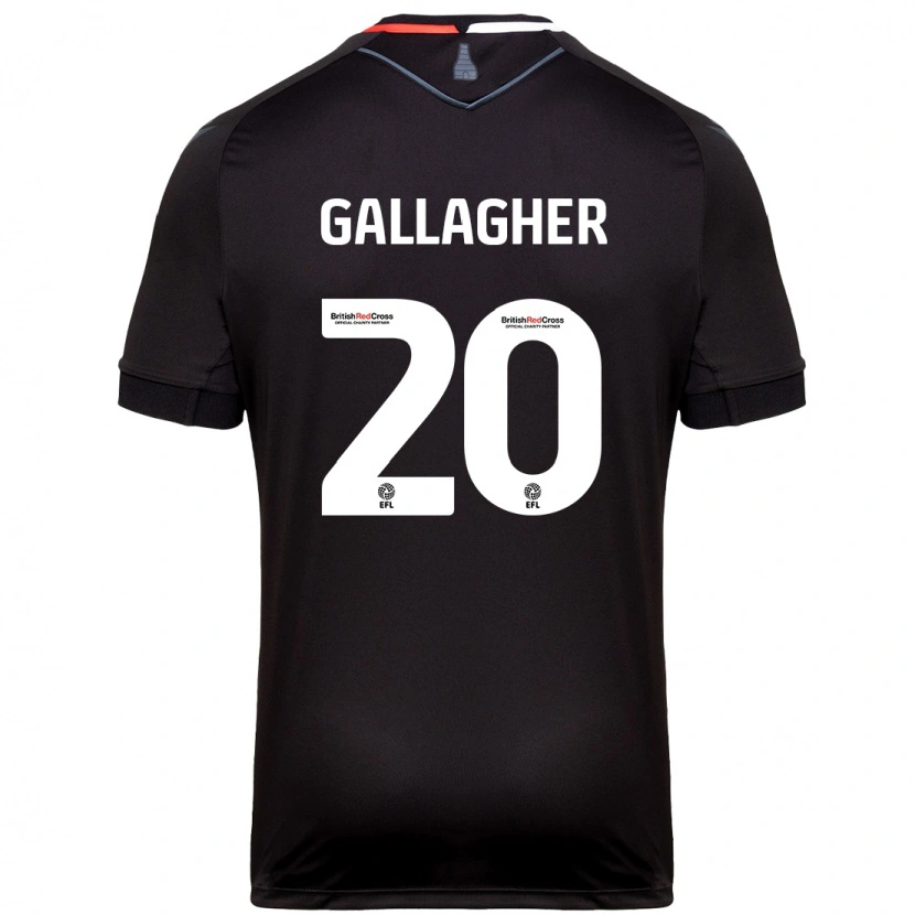 Danxen Herren Sam Gallagher #20 Schwarz Auswärtstrikot Trikot 2024/25 T-Shirt