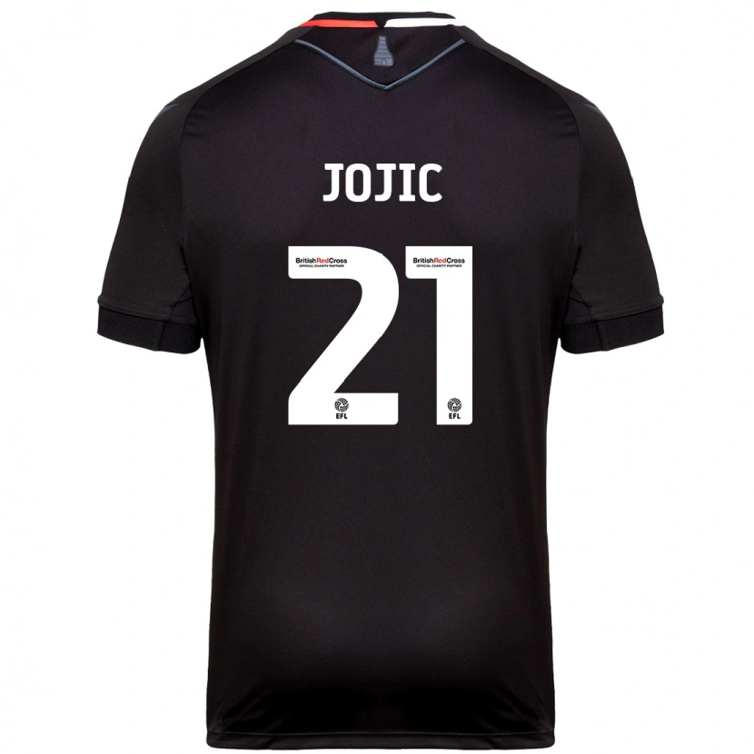 Danxen Herren Nikola Jojic #21 Schwarz Auswärtstrikot Trikot 2024/25 T-Shirt