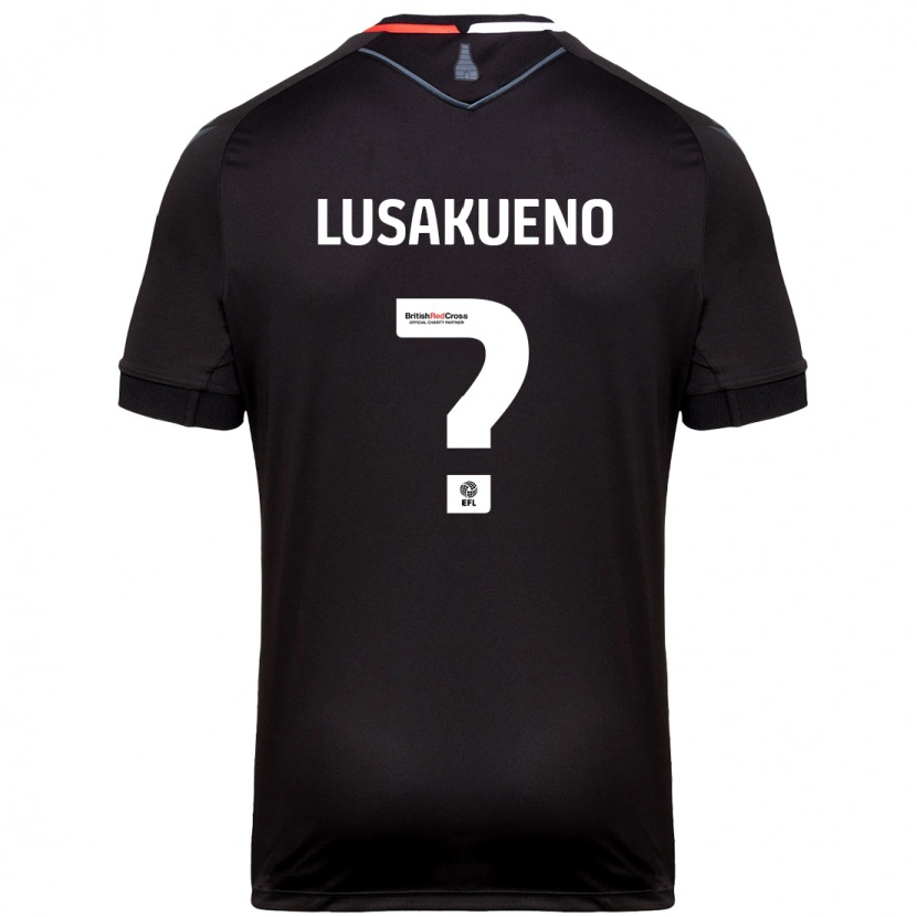 Danxen Herren Matty Lusakueno #0 Schwarz Auswärtstrikot Trikot 2024/25 T-Shirt
