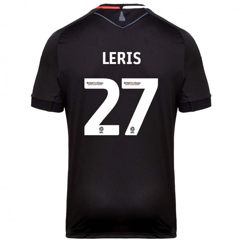 Danxen Herren Mehdi Léris #27 Schwarz Auswärtstrikot Trikot 2024/25 T-Shirt