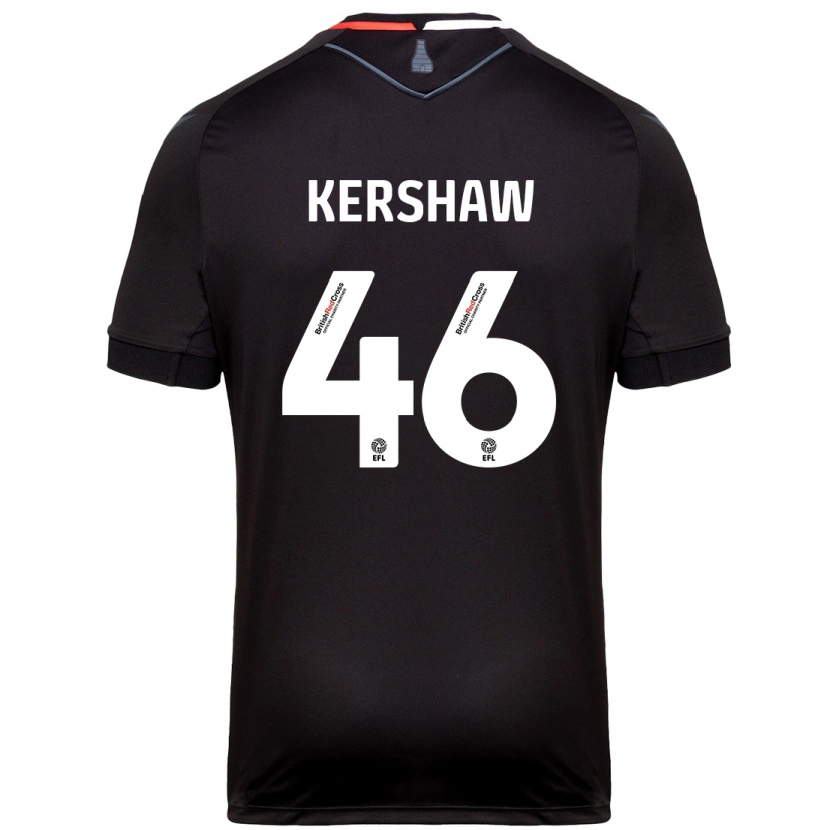 Danxen Herren Ben Kershaw #46 Schwarz Auswärtstrikot Trikot 2024/25 T-Shirt
