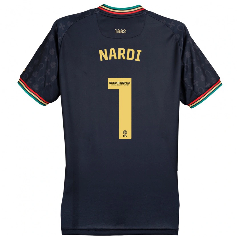 Danxen Herren Paul Nardi #1 Dunkelmarineblau Auswärtstrikot Trikot 2024/25 T-Shirt