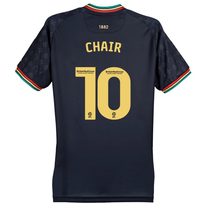 Danxen Herren Ilias Chair #10 Dunkelmarineblau Auswärtstrikot Trikot 2024/25 T-Shirt