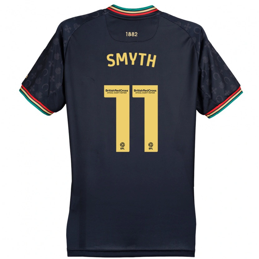 Danxen Herren Paul Smyth #11 Dunkelmarineblau Auswärtstrikot Trikot 2024/25 T-Shirt