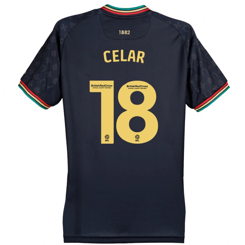 Danxen Herren Zan Celar #18 Dunkelmarineblau Auswärtstrikot Trikot 2024/25 T-Shirt