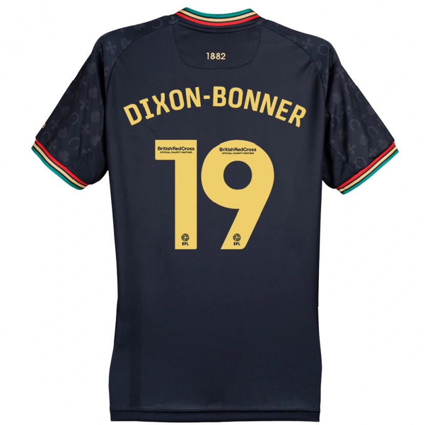 Danxen Herren Elijah Dixon-Bonner #19 Dunkelmarineblau Auswärtstrikot Trikot 2024/25 T-Shirt