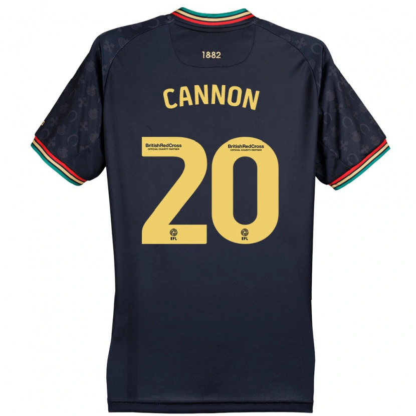 Danxen Herren Reggie Cannon #20 Dunkelmarineblau Auswärtstrikot Trikot 2024/25 T-Shirt