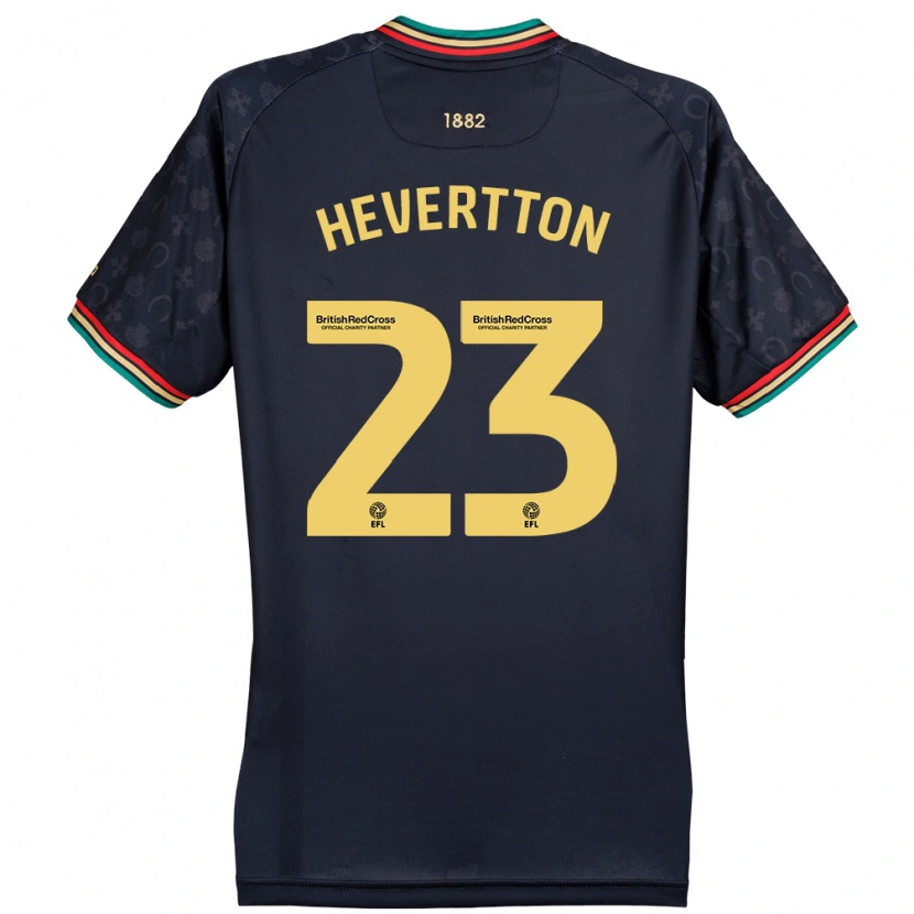 Danxen Herren Hevertton #23 Dunkelmarineblau Auswärtstrikot Trikot 2024/25 T-Shirt