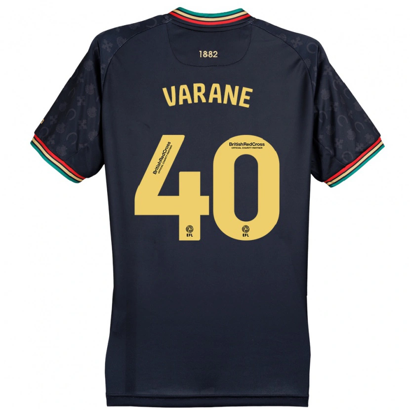 Danxen Herren Jonathan Varane #40 Dunkelmarineblau Auswärtstrikot Trikot 2024/25 T-Shirt