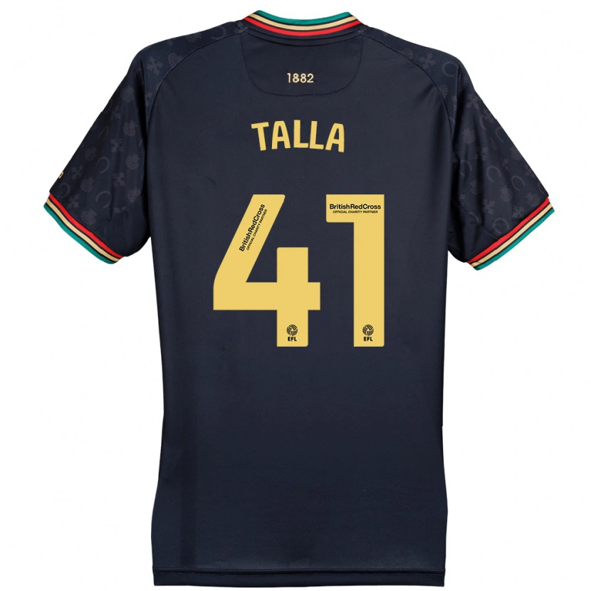 Danxen Herren Lorent Talla #41 Dunkelmarineblau Auswärtstrikot Trikot 2024/25 T-Shirt