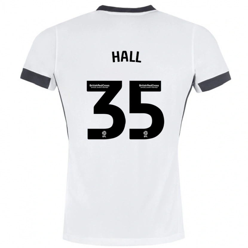 Danxen Herren George Hall #35 Weiß Schwarz Auswärtstrikot Trikot 2024/25 T-Shirt