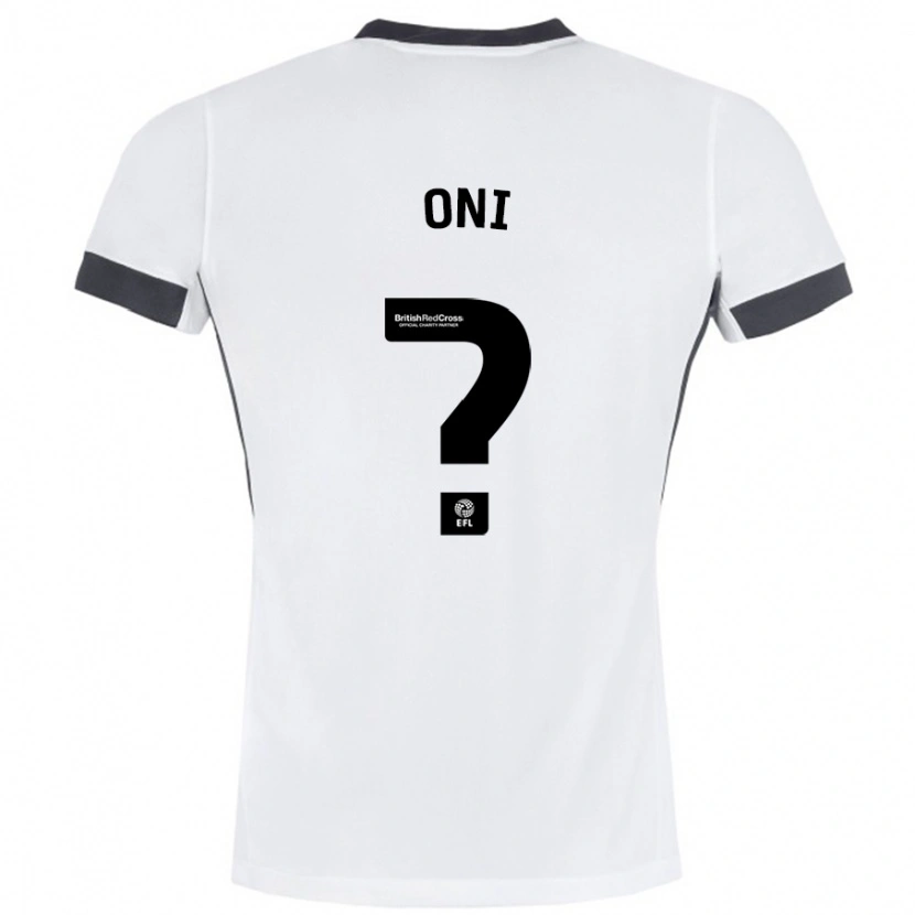 Danxen Herren Ifeoluwa Oni #0 Weiß Schwarz Auswärtstrikot Trikot 2024/25 T-Shirt