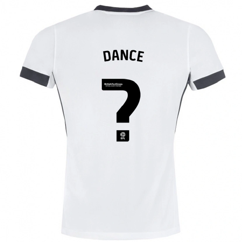 Danxen Herren Morgan Dance #0 Weiß Schwarz Auswärtstrikot Trikot 2024/25 T-Shirt