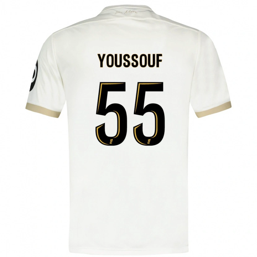 Danxen Herren Youssouf Ndayishimiye #55 Weißgold Auswärtstrikot Trikot 2024/25 T-Shirt