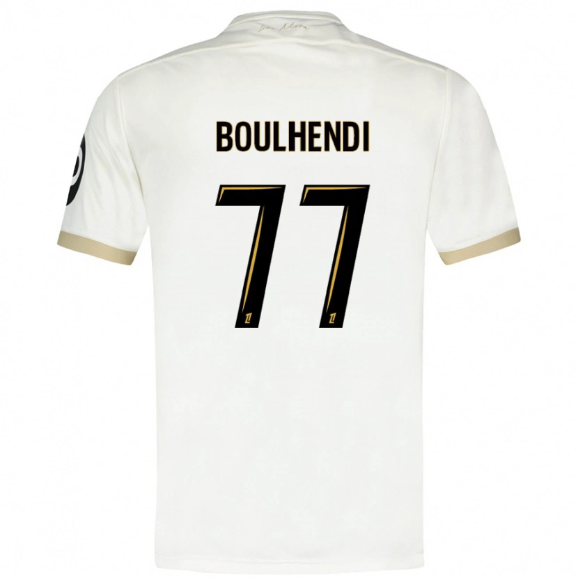 Danxen Herren Teddy Boulhendi #77 Weißgold Auswärtstrikot Trikot 2024/25 T-Shirt