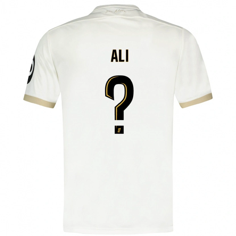 Danxen Herren Kéfren Ali #0 Weißgold Auswärtstrikot Trikot 2024/25 T-Shirt