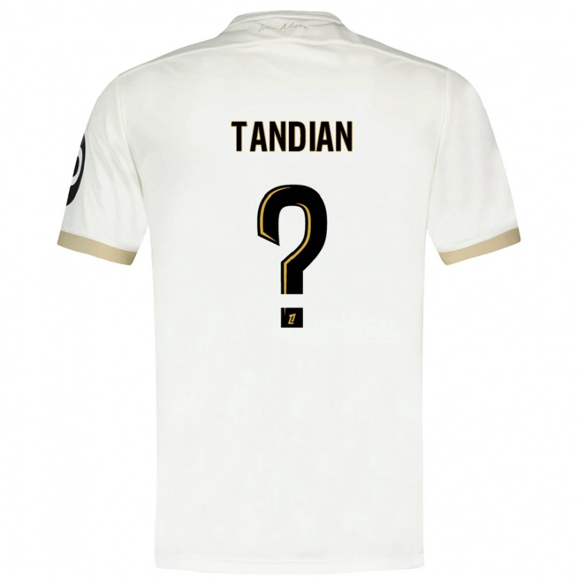 Danxen Herren Elage Tandian #0 Weißgold Auswärtstrikot Trikot 2024/25 T-Shirt