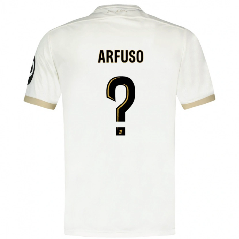 Danxen Herren Vincenzo Arfuso #0 Weißgold Auswärtstrikot Trikot 2024/25 T-Shirt