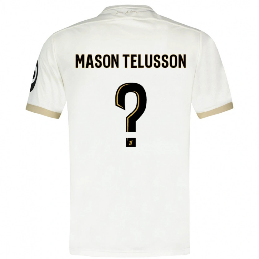 Danxen Herren Jah Mason Telusson #0 Weißgold Auswärtstrikot Trikot 2024/25 T-Shirt