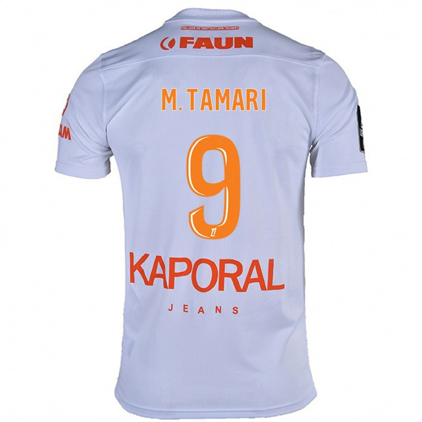 Danxen Herren Mousa Tamari #9 Weiß Auswärtstrikot Trikot 2024/25 T-Shirt