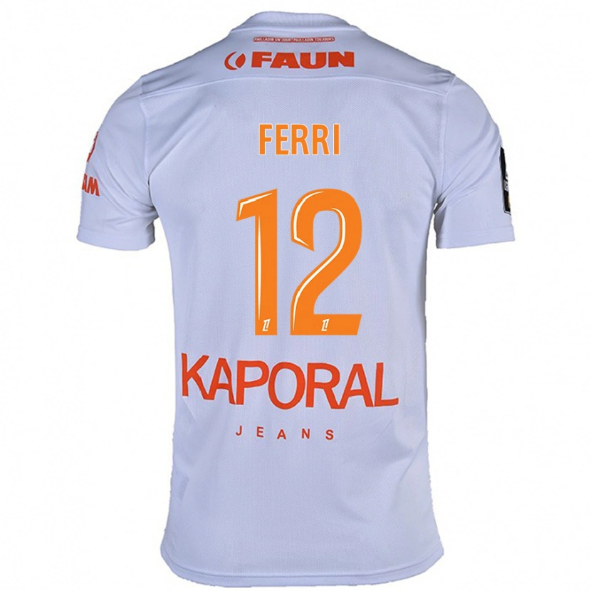 Danxen Herren Jordan Ferri #12 Weiß Auswärtstrikot Trikot 2024/25 T-Shirt