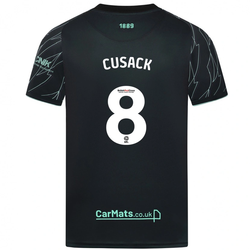 Danxen Herren Maddy Cusack † #8 Schwarz Grün Auswärtstrikot Trikot 2024/25 T-Shirt