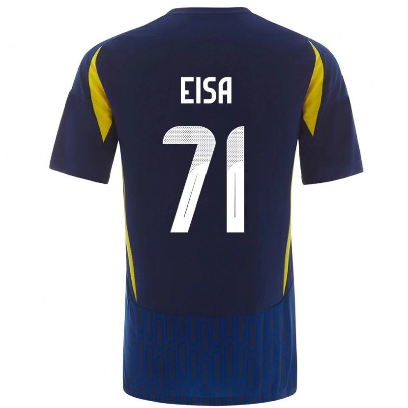Danxen Herren Bayan Eisa #71 Blau Gelb Auswärtstrikot Trikot 2024/25 T-Shirt