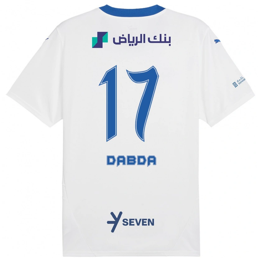 Danxen Herren Claudia Dabda #17 Weiß Blau Auswärtstrikot Trikot 2024/25 T-Shirt