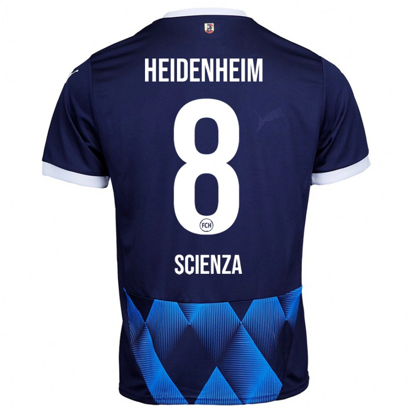 Danxen Herren Léo Scienza #8 Dunkel Marineblau Auswärtstrikot Trikot 2024/25 T-Shirt