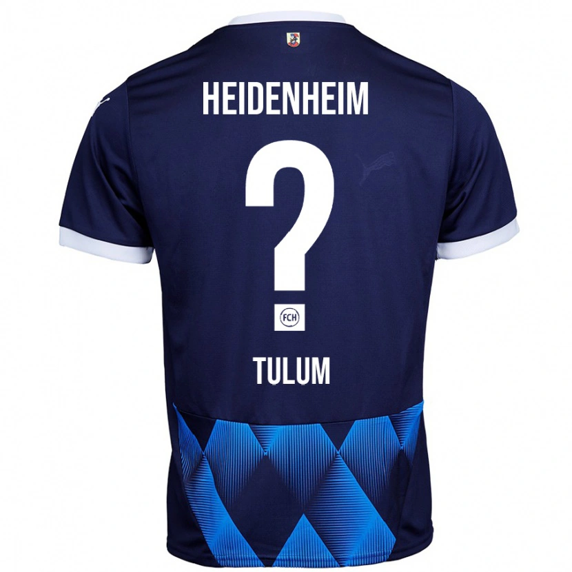 Danxen Herren Melih Tulum #0 Dunkel Marineblau Auswärtstrikot Trikot 2024/25 T-Shirt
