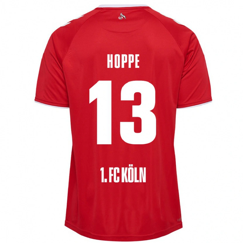 Danxen Herren Paula Hoppe #13 Rot Weiß Auswärtstrikot Trikot 2024/25 T-Shirt