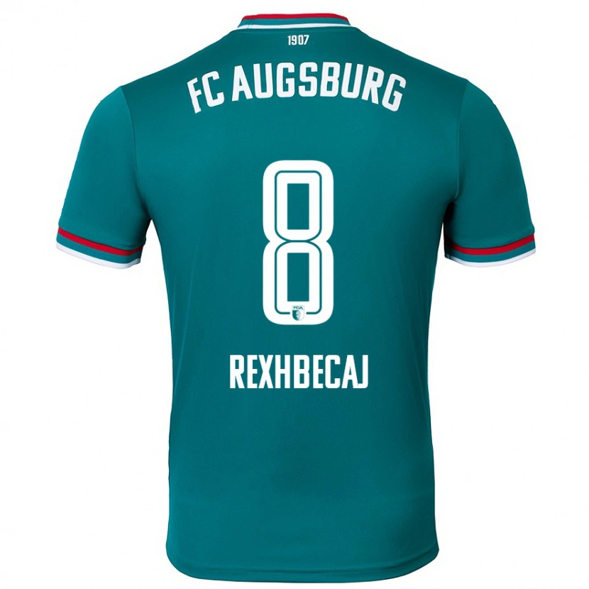 Danxen Herren Elvis Rexhbecaj #8 Dunkelgrün Auswärtstrikot Trikot 2024/25 T-Shirt