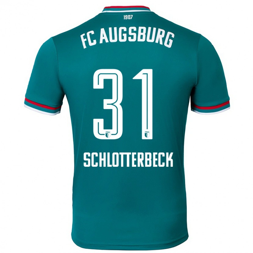 Danxen Herren Keven Schlotterbeck #31 Dunkelgrün Auswärtstrikot Trikot 2024/25 T-Shirt