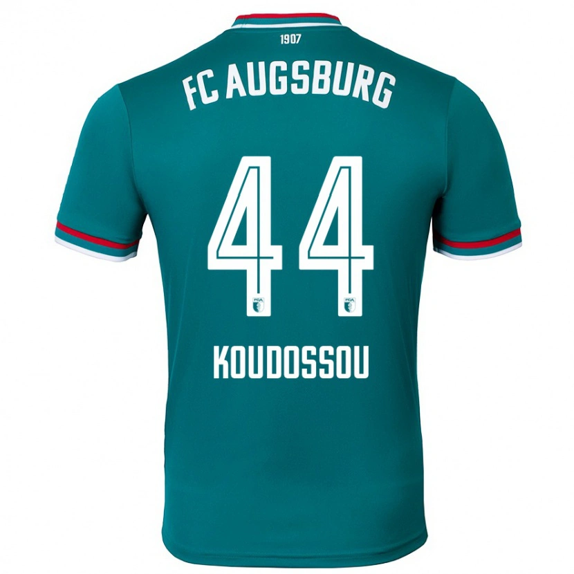 Danxen Herren Henri Koudossou #44 Dunkelgrün Auswärtstrikot Trikot 2024/25 T-Shirt