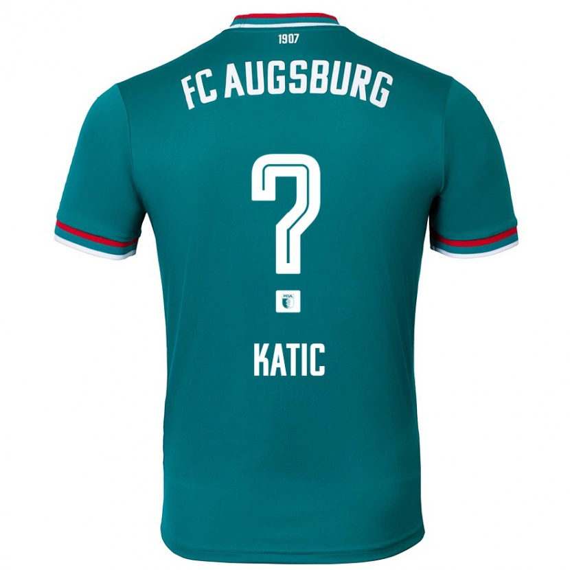 Danxen Herren Daniel Katic #0 Dunkelgrün Auswärtstrikot Trikot 2024/25 T-Shirt
