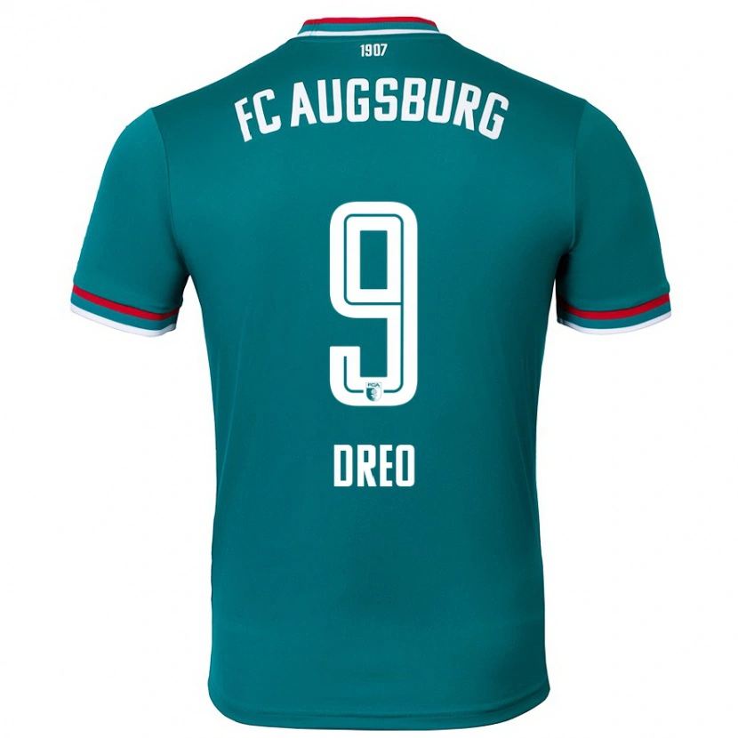 Danxen Herren David Dreo #9 Dunkelgrün Auswärtstrikot Trikot 2024/25 T-Shirt