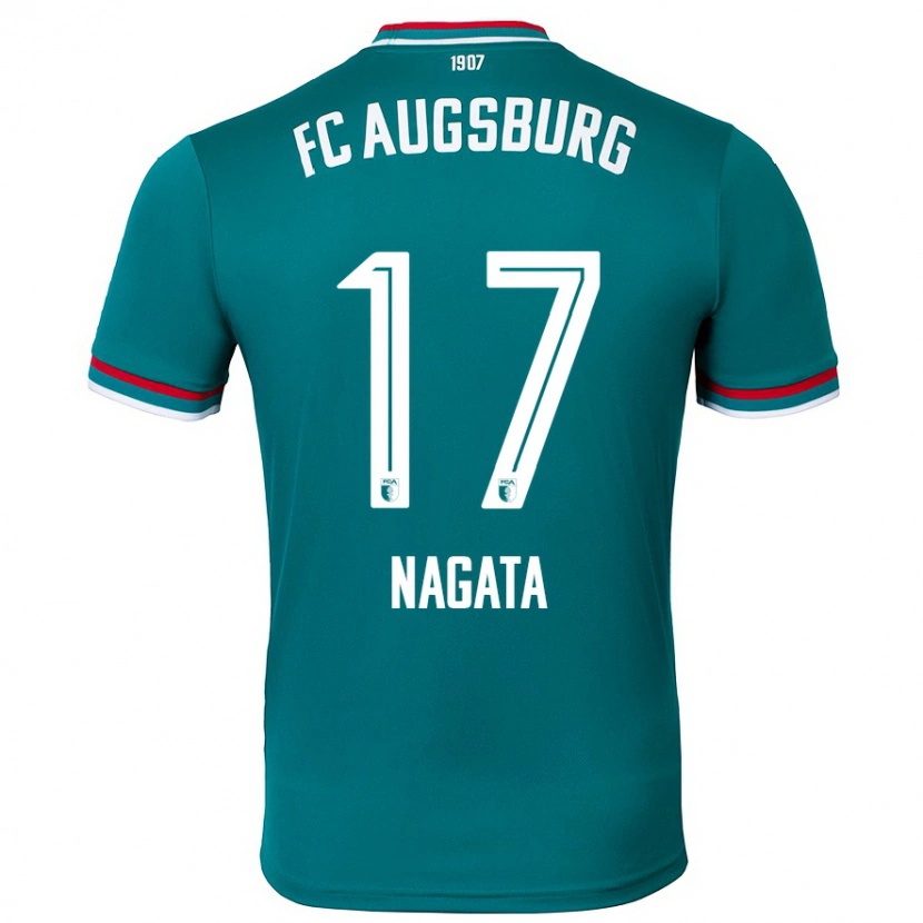 Danxen Herren Ryoji Nagata #17 Dunkelgrün Auswärtstrikot Trikot 2024/25 T-Shirt