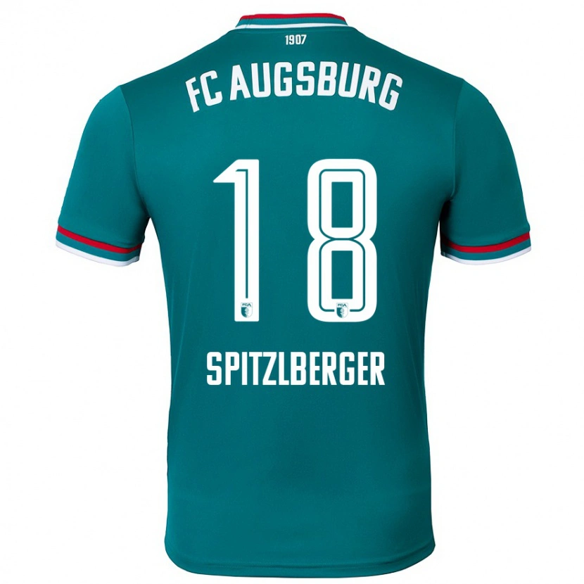 Danxen Herren Jordan Spitzlberger #18 Dunkelgrün Auswärtstrikot Trikot 2024/25 T-Shirt