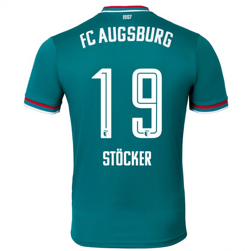 Danxen Herren Louis Stöcker #19 Dunkelgrün Auswärtstrikot Trikot 2024/25 T-Shirt