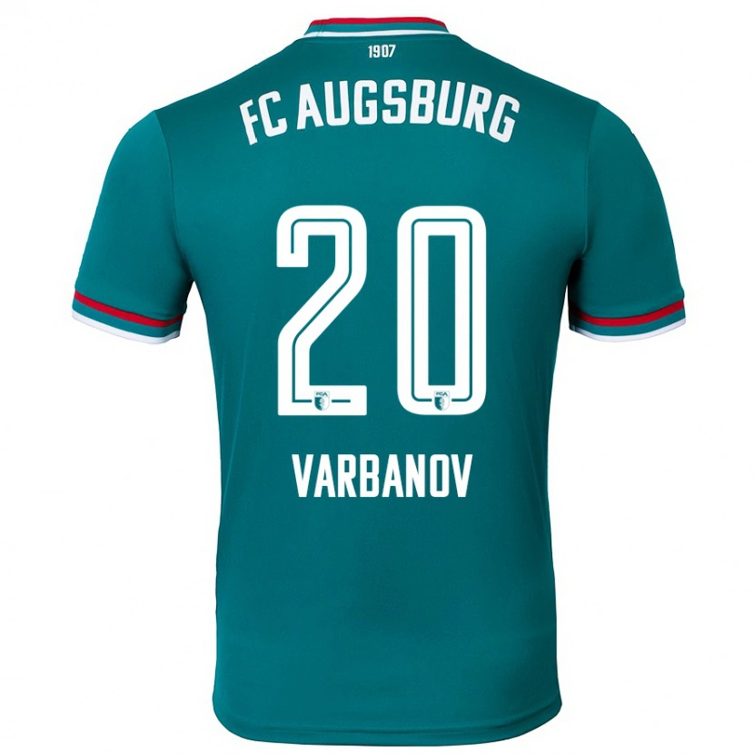 Danxen Herren Svetoslav Varbanov #20 Dunkelgrün Auswärtstrikot Trikot 2024/25 T-Shirt
