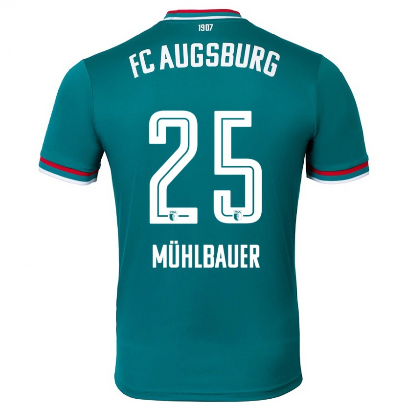 Danxen Herren Simon Mühlbauer #25 Dunkelgrün Auswärtstrikot Trikot 2024/25 T-Shirt