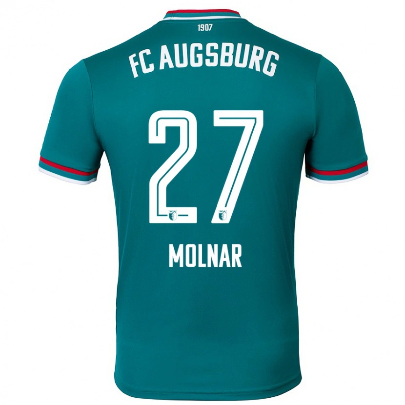 Danxen Herren Lars Molnar #27 Dunkelgrün Auswärtstrikot Trikot 2024/25 T-Shirt