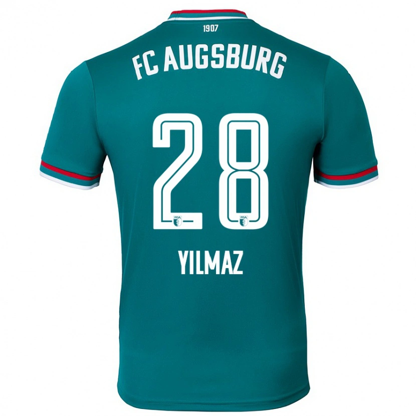 Danxen Herren Tuna Yilmaz #28 Dunkelgrün Auswärtstrikot Trikot 2024/25 T-Shirt