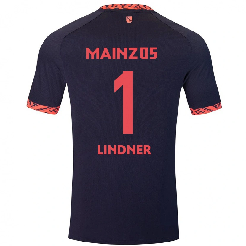Danxen Herren Sophie Lindner #1 Blau Korallenrot Auswärtstrikot Trikot 2024/25 T-Shirt