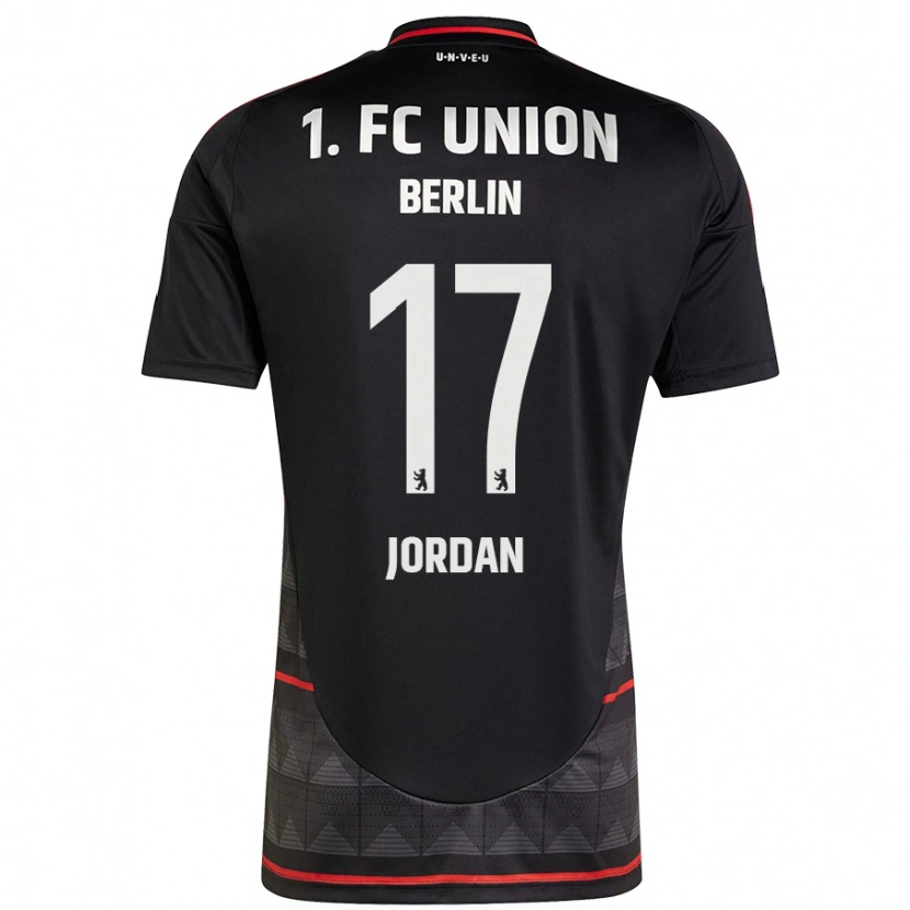 Danxen Herren Jordan #17 Schwarz Auswärtstrikot Trikot 2024/25 T-Shirt
