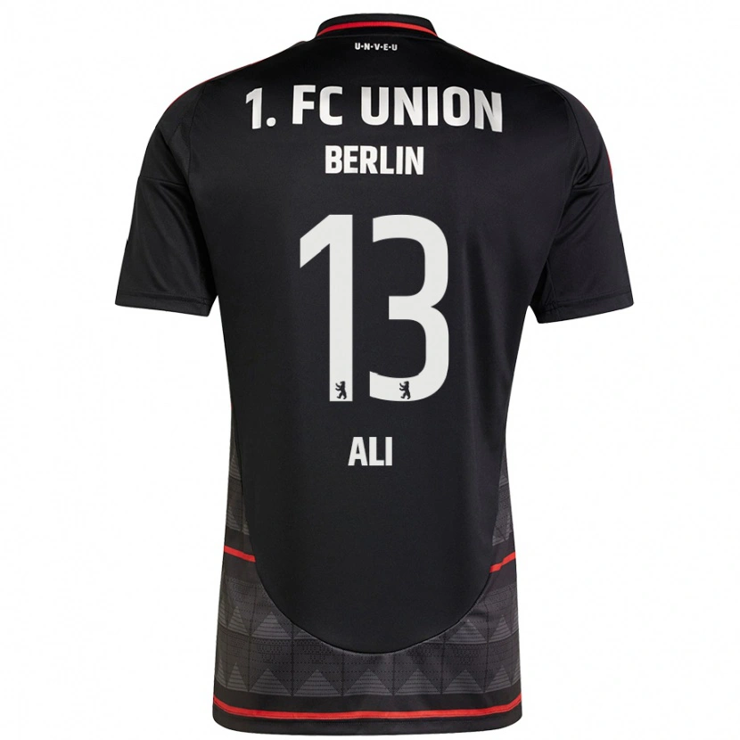 Danxen Herren Suheib-Elias Ali #13 Schwarz Auswärtstrikot Trikot 2024/25 T-Shirt
