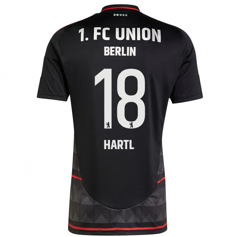 Danxen Herren Fynn Hartl #18 Schwarz Auswärtstrikot Trikot 2024/25 T-Shirt