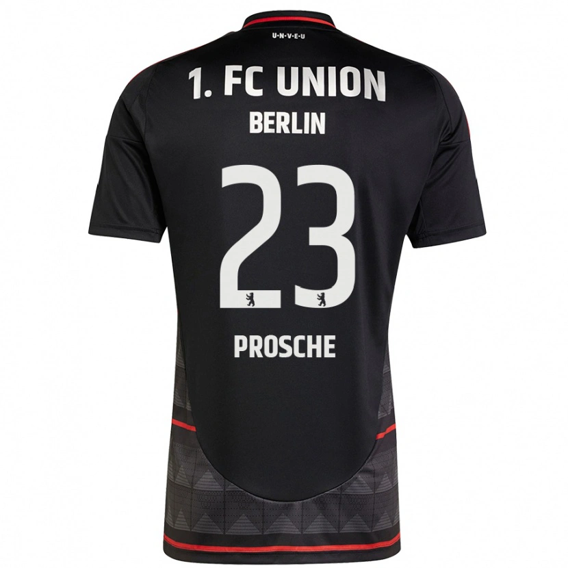 Danxen Herren Leon Prosche #23 Schwarz Auswärtstrikot Trikot 2024/25 T-Shirt