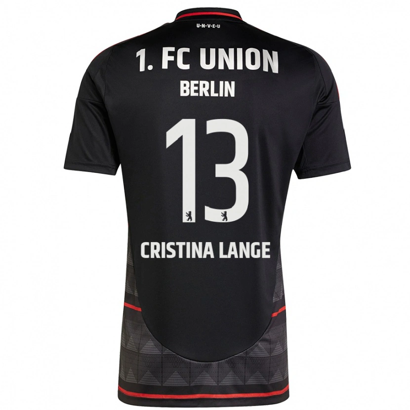 Danxen Herren Maria Cristina Lange #13 Schwarz Auswärtstrikot Trikot 2024/25 T-Shirt